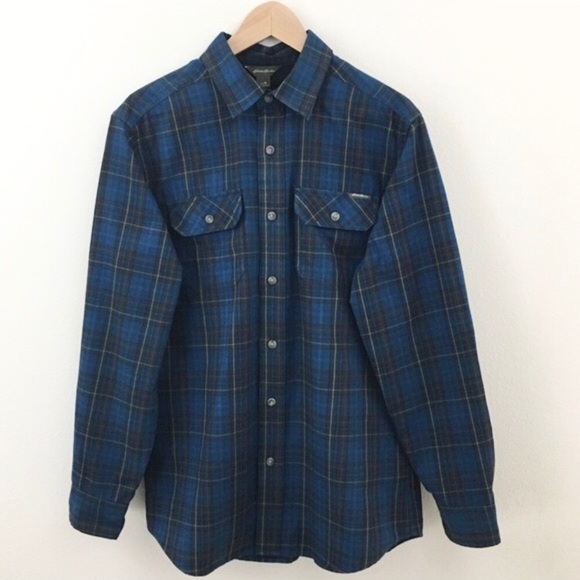 Eddie Bauer | Plaid Long Sleeve Shirt - Picture 2 of 7
